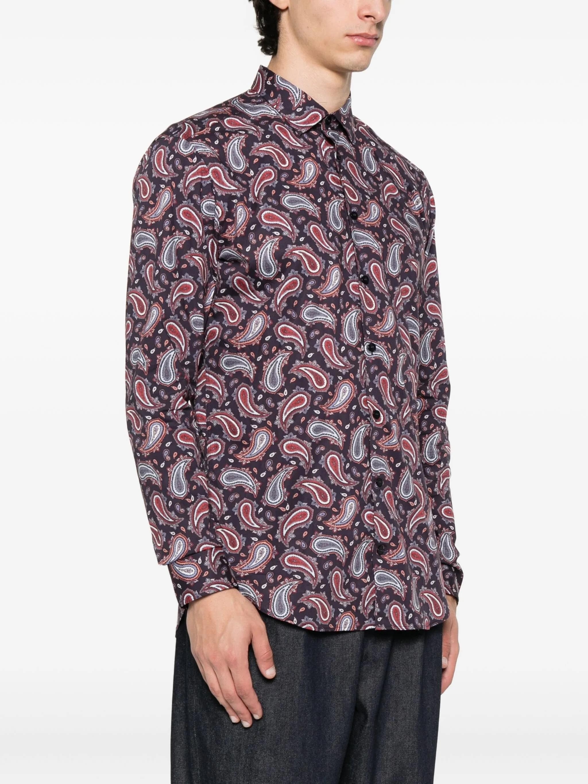 [Etro] Shirts Long Sleeve FW25 MRIB0005 99SAED9
