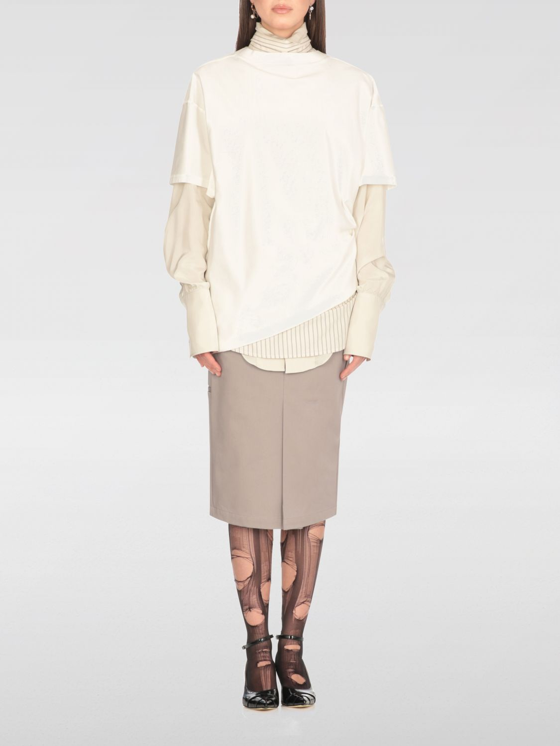 [Maison Margiela] T-shirts Short Sleeve FW25 S51NF0003MTJ031 102