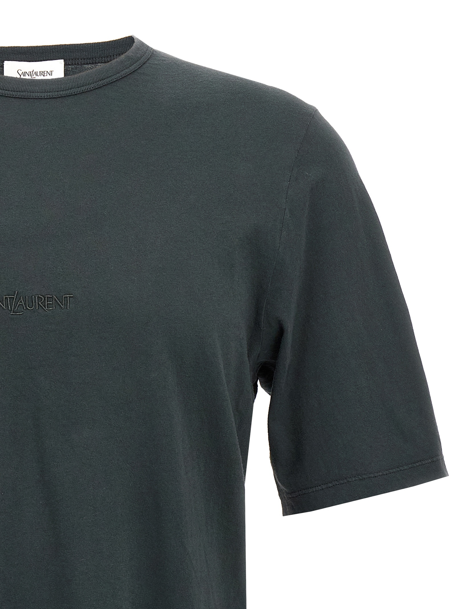 [Saint Laurent] T-shirts Short Sleeve FW25 818535YBHD21025