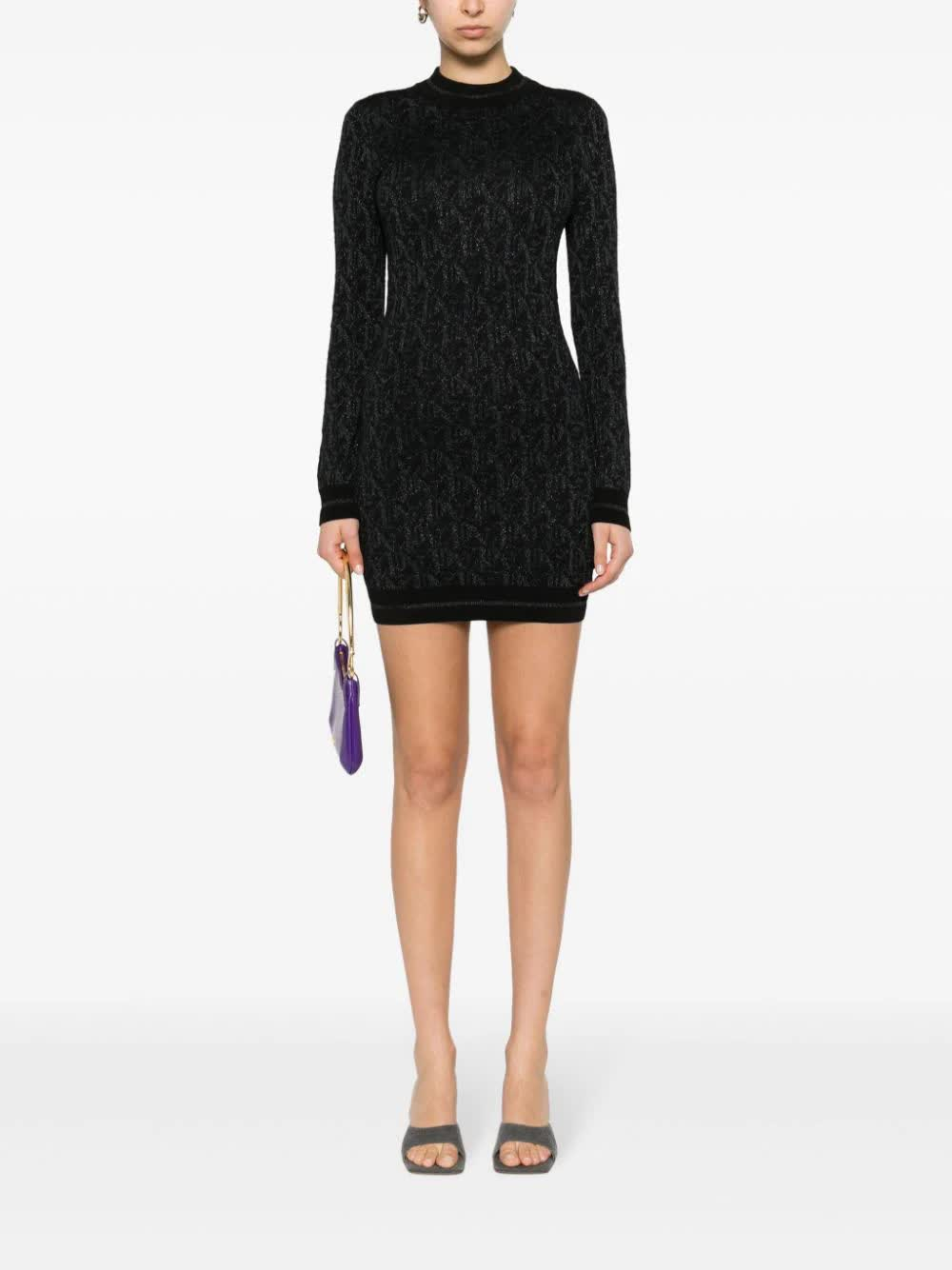 [Palm Angels] Long sleeve dress SS24 PWHI048R24KNI001