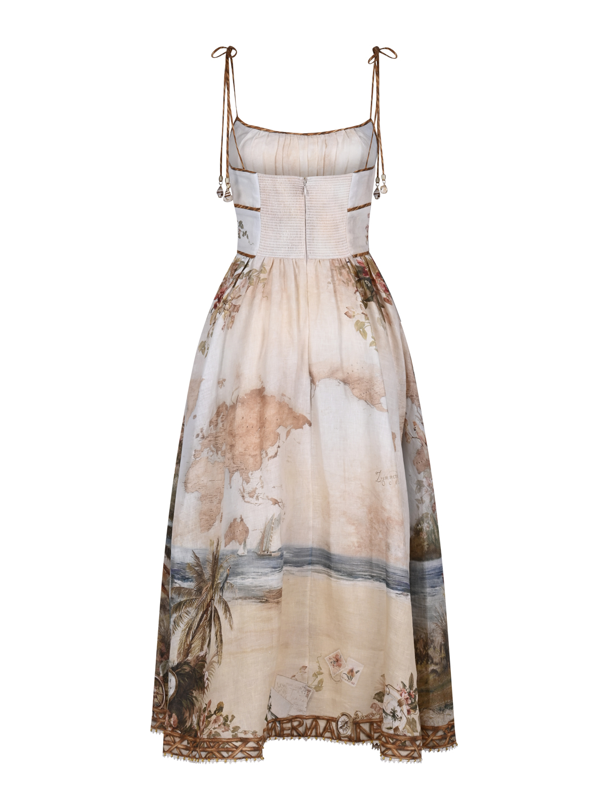[Zimmermann] Sleeveless dress FW26 7895DSS263ISMB