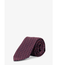 [Ferragamo] Tie FW26 351420794432NAVYROSSO