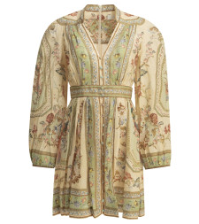 [Zimmermann] Long sleeve dress FW26 0932DSS264SATF