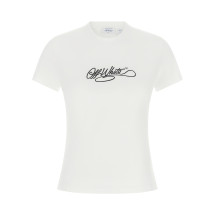 [Off-White] T-shirts Short Sleeve FW26 2FA00411TW102W102