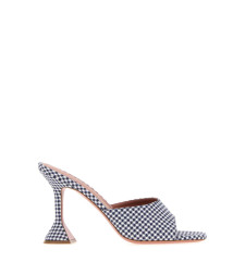 [Amina Muaddi] Sandals SS26 LUPITASLIPPER95 BLUE&WHITE