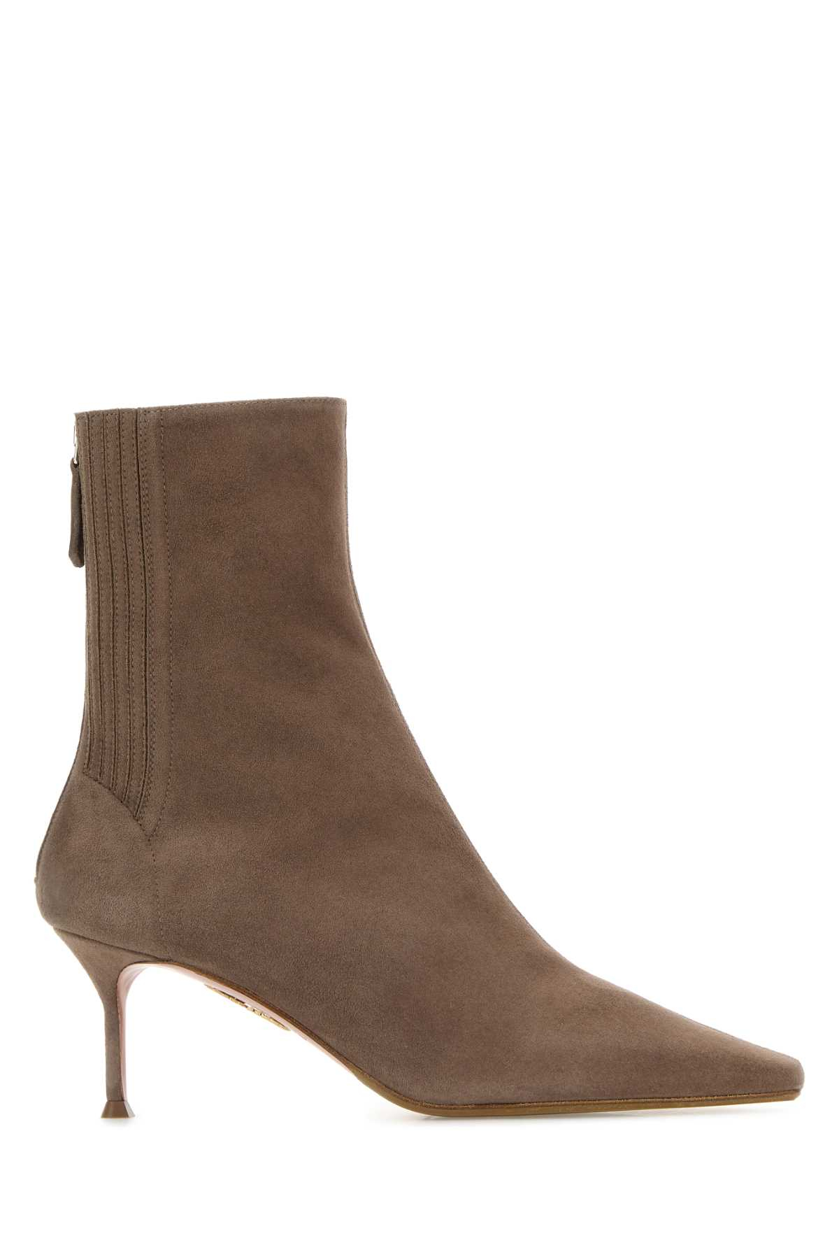 [Aquazzura] Boots SS26 SAHMIDB0SUE TORTORA