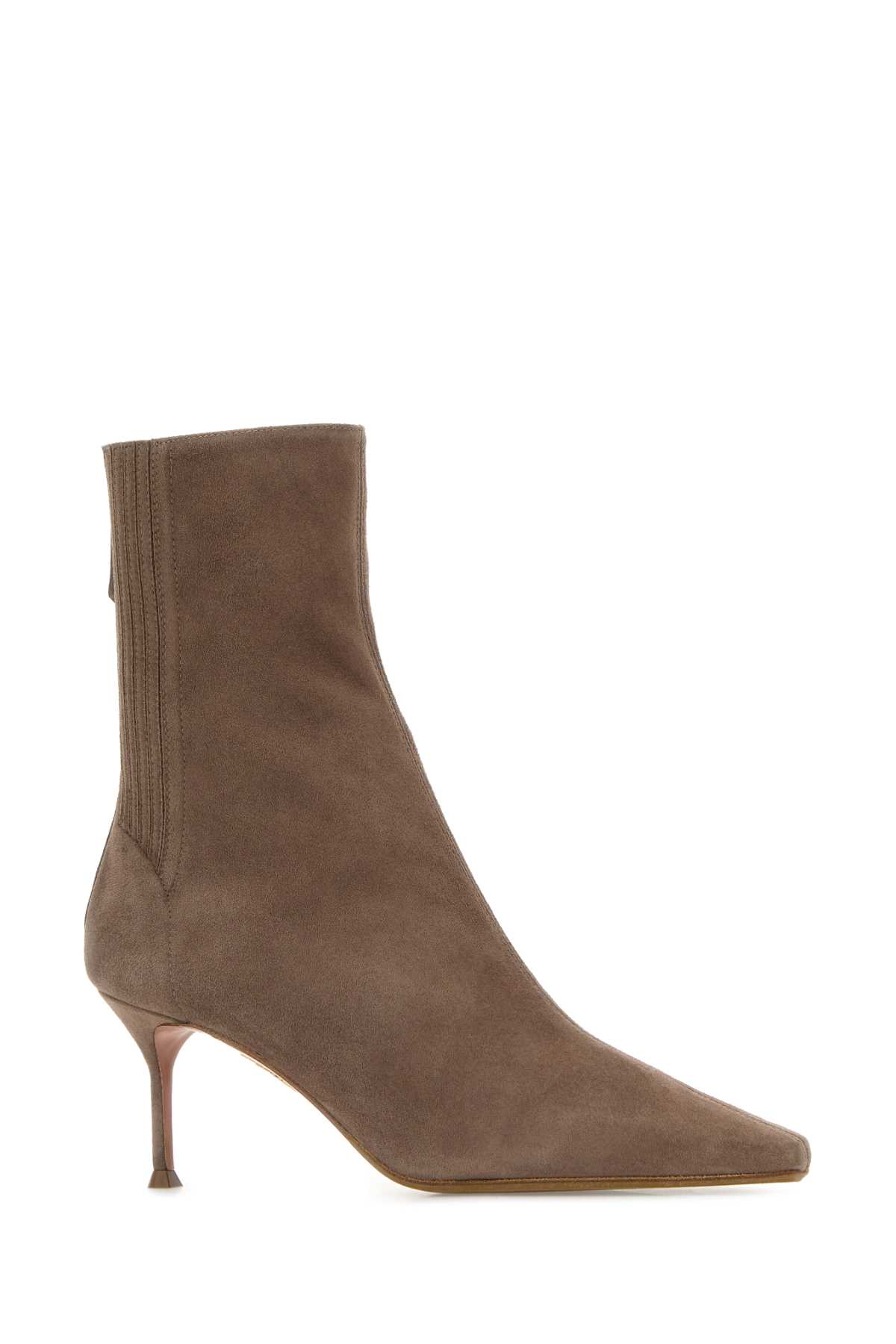 [Aquazzura] Boots SS26 SAHMIDB0SUE TORTORA