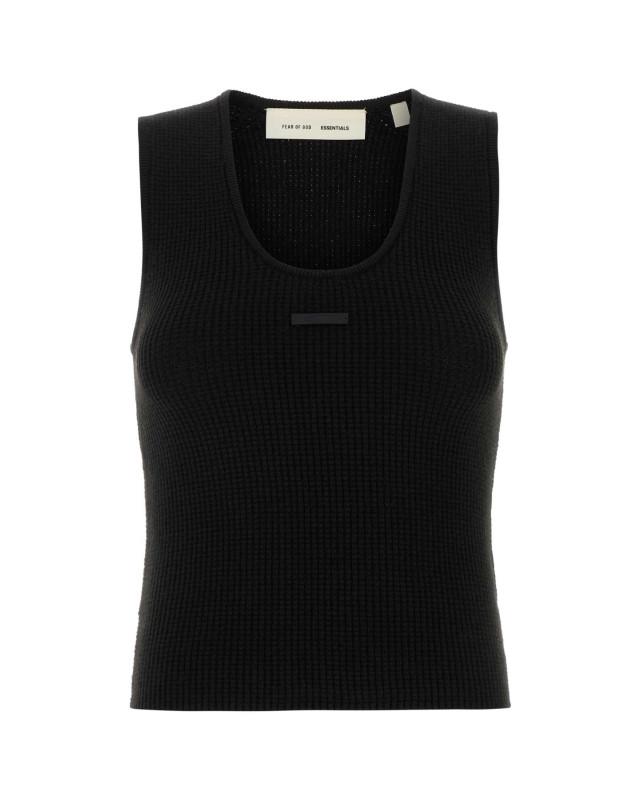 [FEAR OF GOD ESSENTIAL] T-shirts Sleeveless SS26 192HO259251FW VINTAGEBLACK