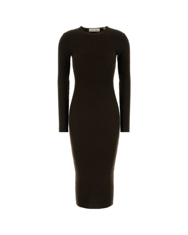 [FEAR OF GOD ESSENTIAL] Long sleeve dress SS26 192HO259022FW BROWN