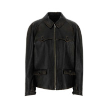 [Prada] Leather Jacket SS26 58A261SOOO18OL F0002