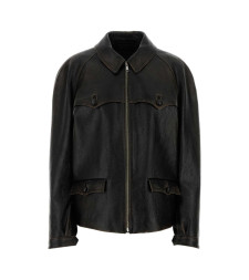 [Prada] Leather Jacket SS26 58A261SOOO18OL F0002