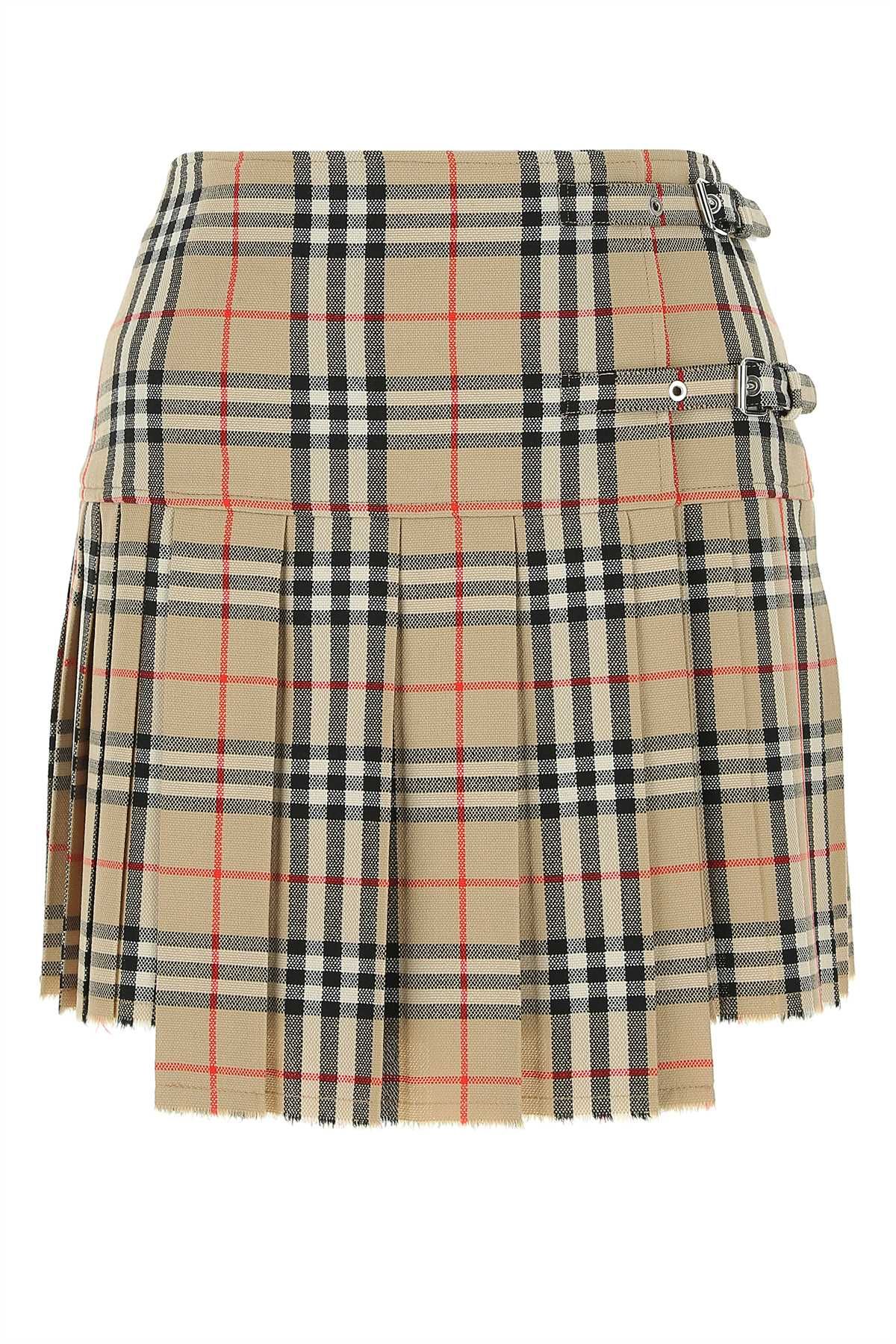 [Burberry] Mini skirt FW26 8025832 A7028
