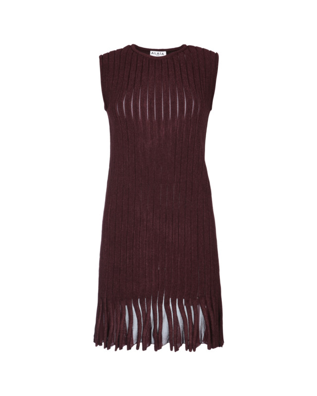 [Alaia] Sleeveless dress FW25 AA9R2715K084B 413