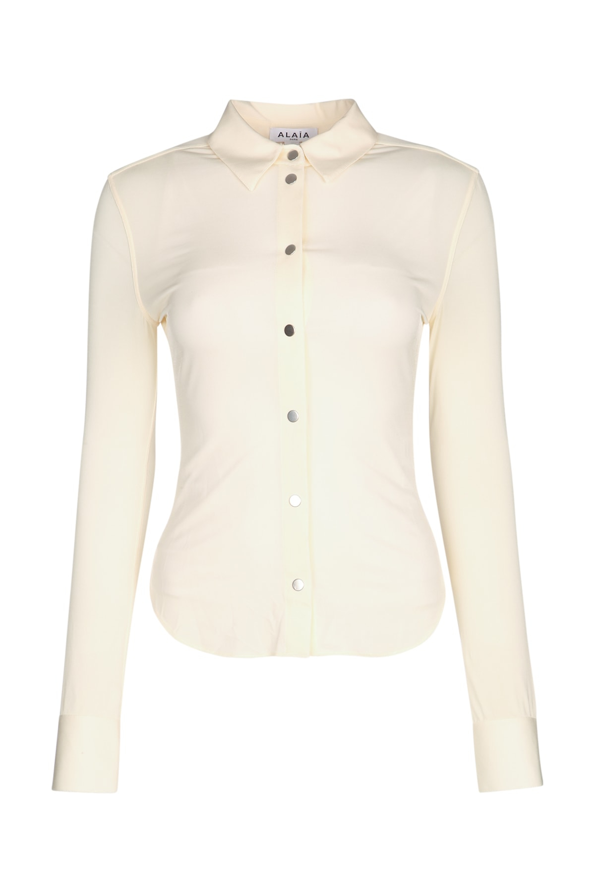[Alaia] Shirts Long Sleeve FW25 AA9C0985J050B 102