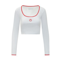 [MARINE SERRE] T-shirts Long Sleeve SS26 WTT033ACJER0008 WH17