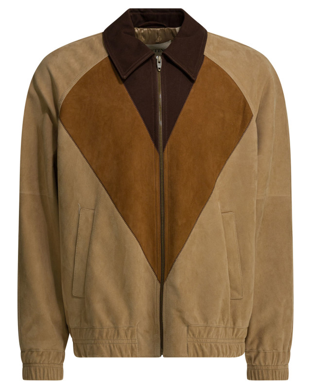 [Valentino] Leather Jacket SS26 8V3NB00VB8JD8X