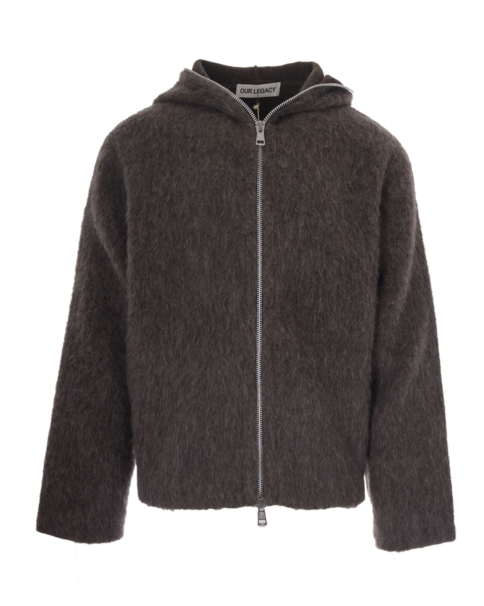 [Our Legacy] Zip up FW26 M2266FMMole Grey Hairy Wool