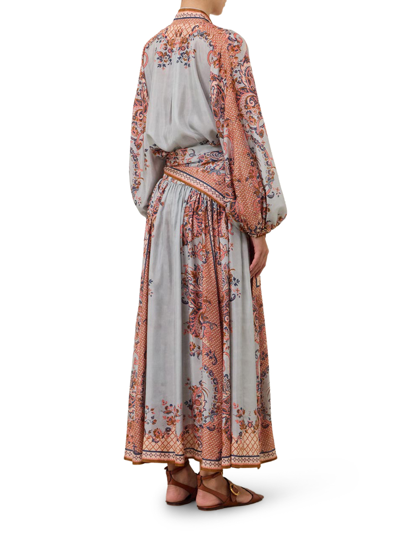 [Zimmermann] Blouse FW26 4461TSS261BLUP FBLUE PAISLEY FLORAL