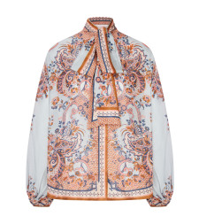 [Zimmermann] Blouse FW26 4461TSS261BLUP FBLUE PAISLEY FLORAL