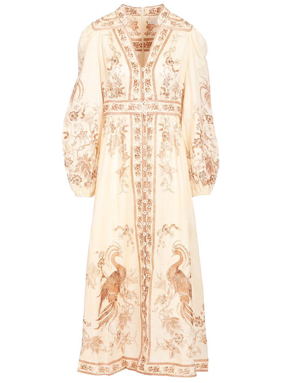 [Zimmermann] Long sleeve dress CO 3501DSS262CRTFL