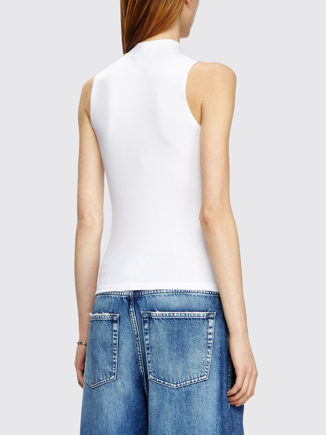 [Diesel] T-shirts Sleeveless SS26 A103970BLAN 100