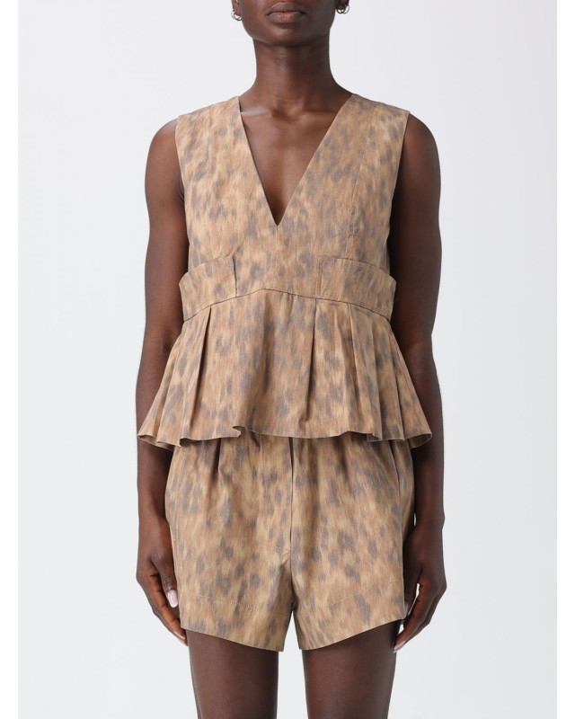 [GANNI] T-shirts Sleeveless SS26 A1040272 ZZT