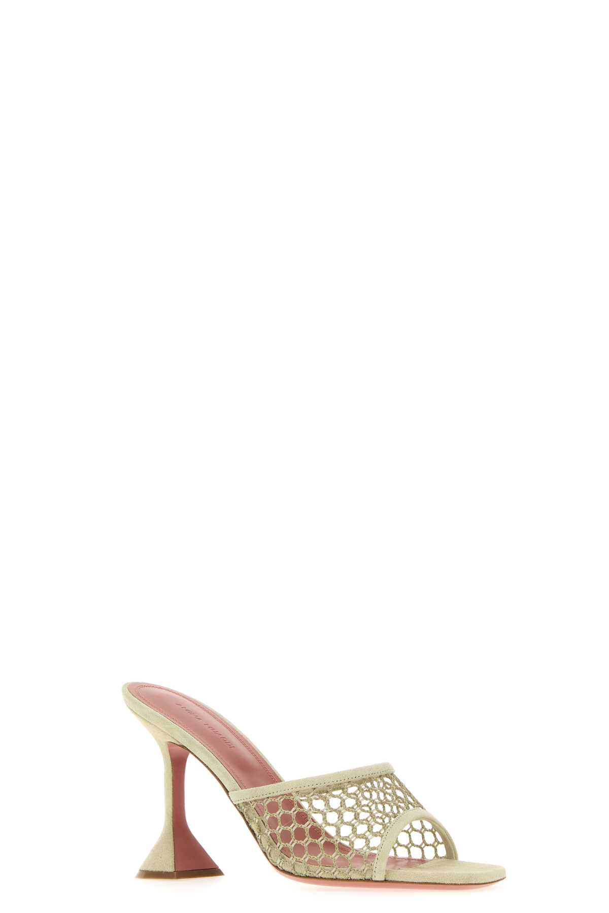 [Amina Muaddi] Sandals SS26 LUPITANETSLIPPER95 ECRU