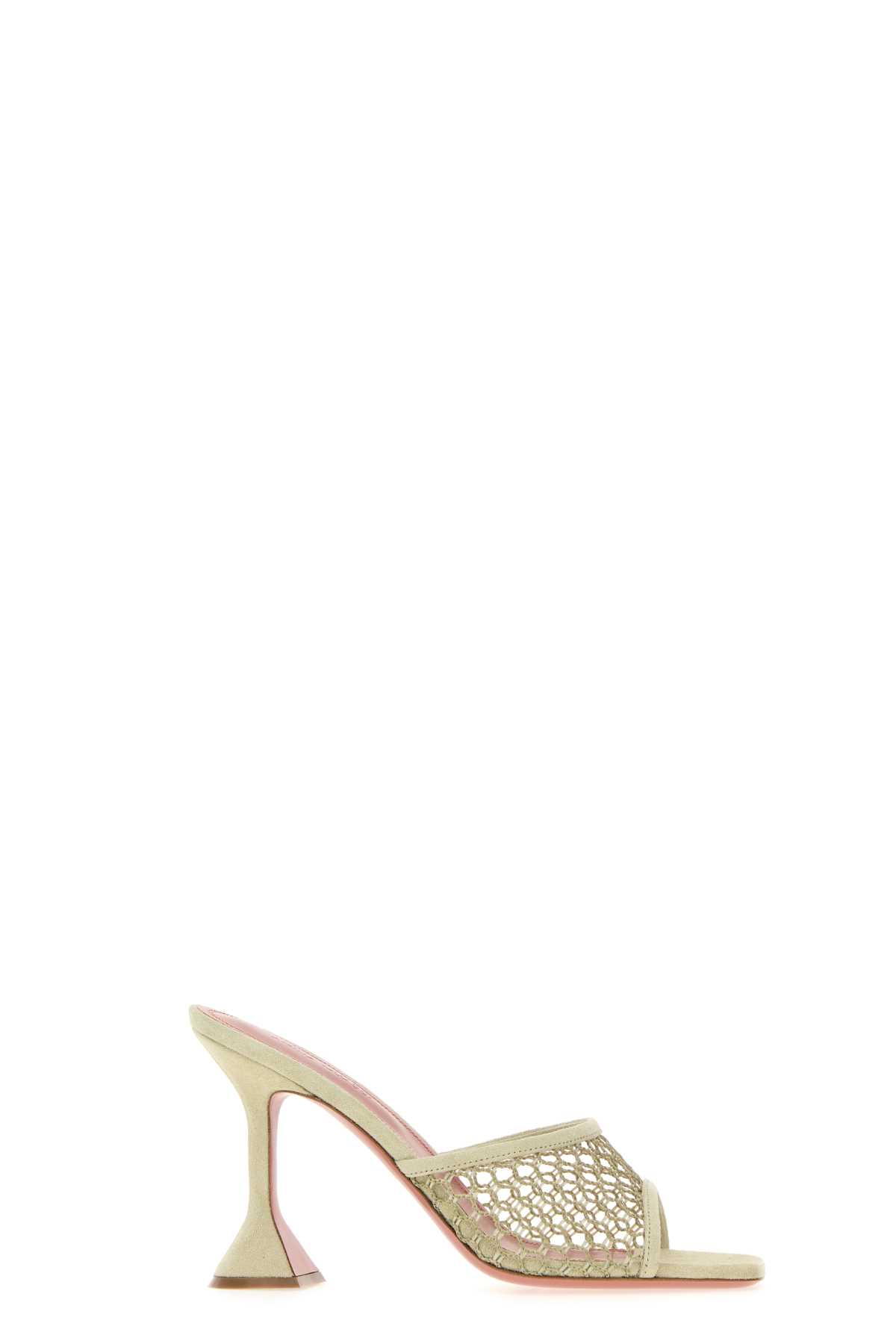[Amina Muaddi] Sandals SS26 LUPITANETSLIPPER95 ECRU