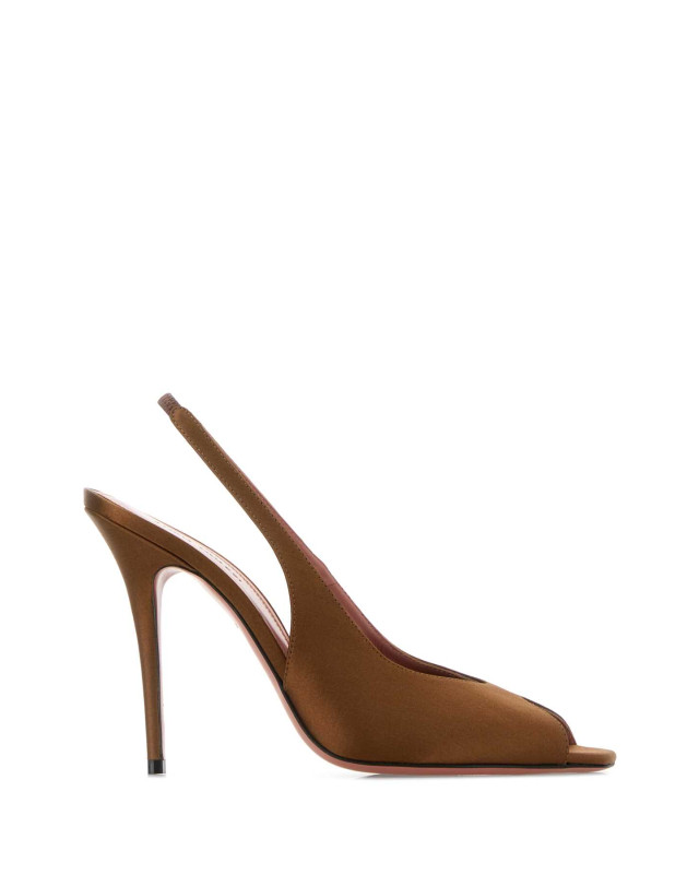 [Amina Muaddi] Sandals SS26 KRISTINASLING105 MOCHA