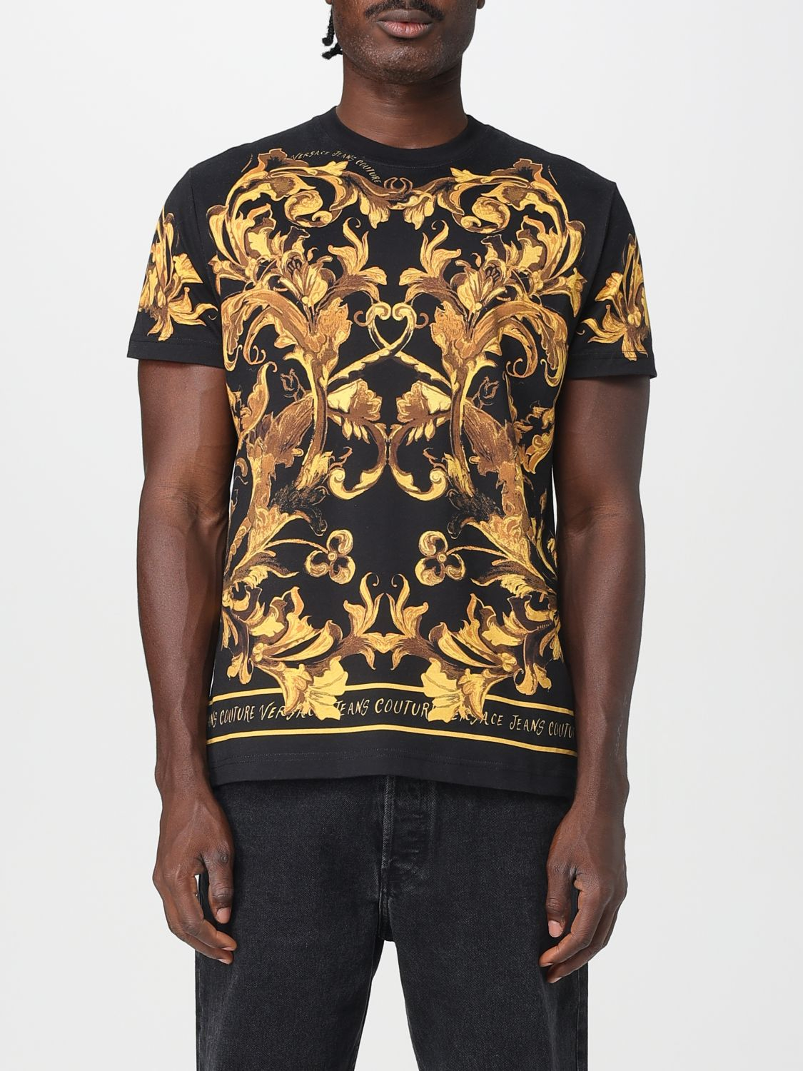 [VERSACE JEANS COUTURE] T-shirts Short Sleeve FW25 79GAH6SBJS505 G89