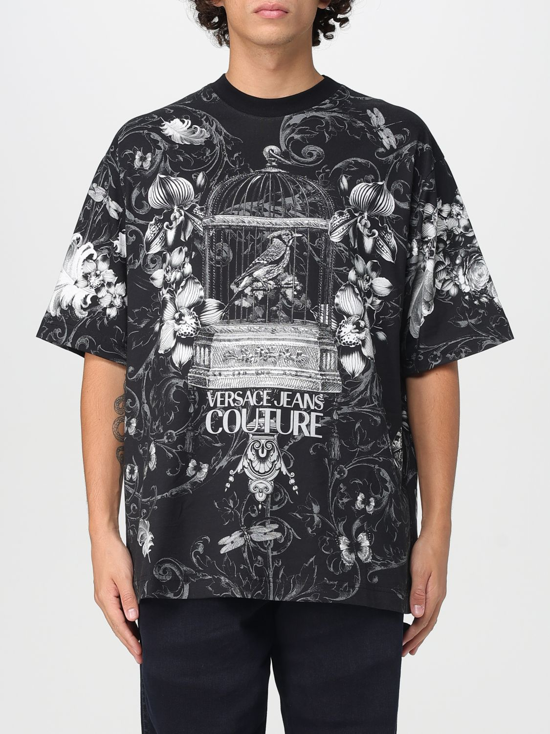 [VERSACE JEANS COUTURE] T-shirts Short Sleeve FW25 79GAH6XCJS506 U23