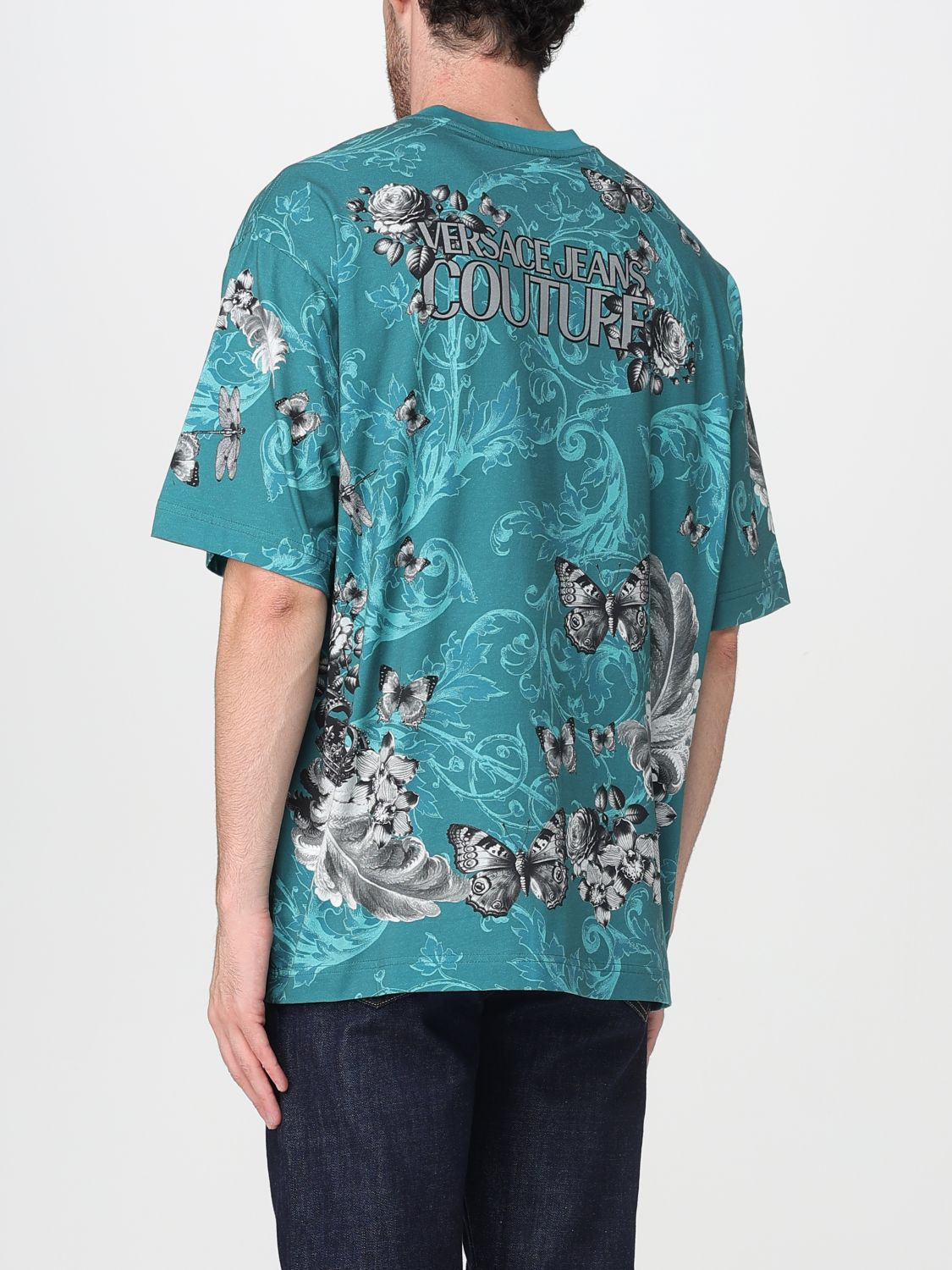 [VERSACE JEANS COUTURE] T-shirts Short Sleeve FW25 79GAH6XCJS506 U20