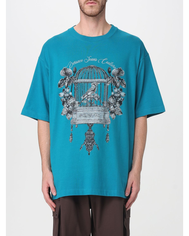 [VERSACE JEANS COUTURE] T-shirts Short Sleeve FW25 79GAHP08CJ01P 296