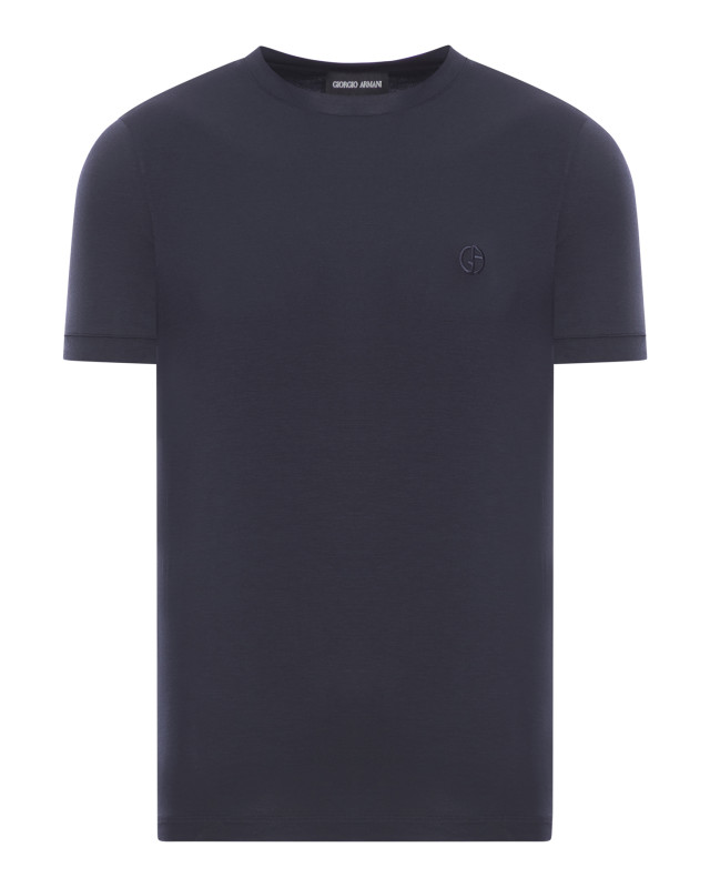 [Giorgio Armani] T-shirts Short Sleeve FW26 3GST52SJP4ZUBSG BLUE NAVY
