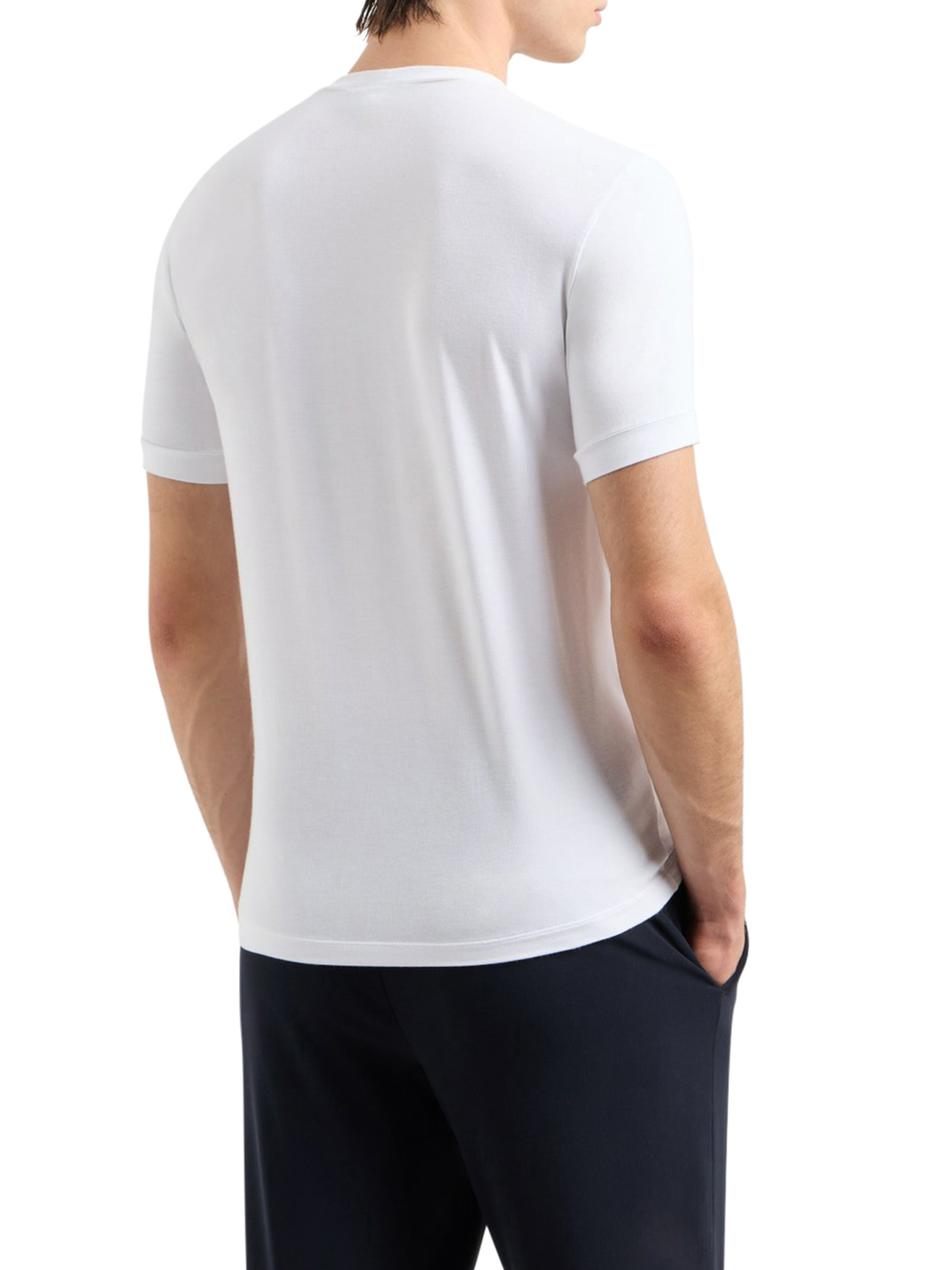 [Giorgio Armani] T-shirts Short Sleeve FW26 3GST52SJP4ZU090 OPTIC WHITE