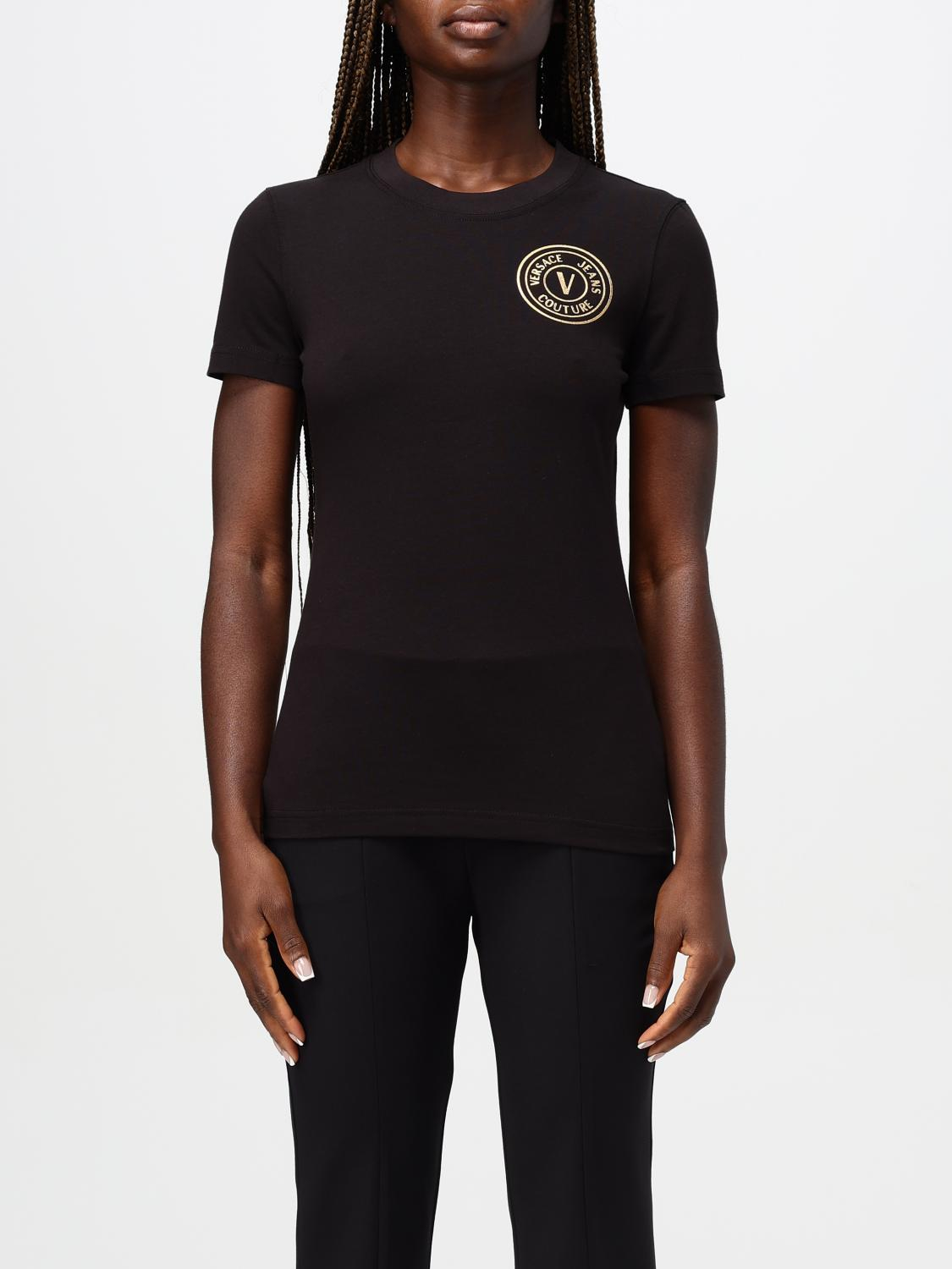 [VERSACE JEANS COUTURE] T-shirts Short Sleeve FW24 77HAHT00CJ03T G89