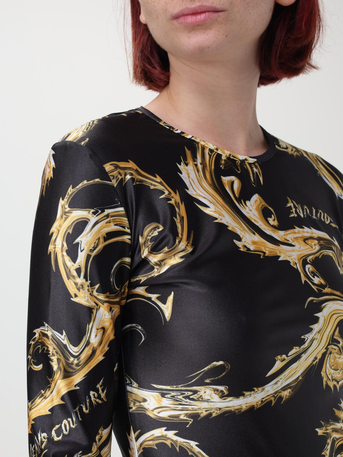 [VERSACE JEANS COUTURE] T-shirts Long Sleeve FW24 77HAM2A1JS360 G89