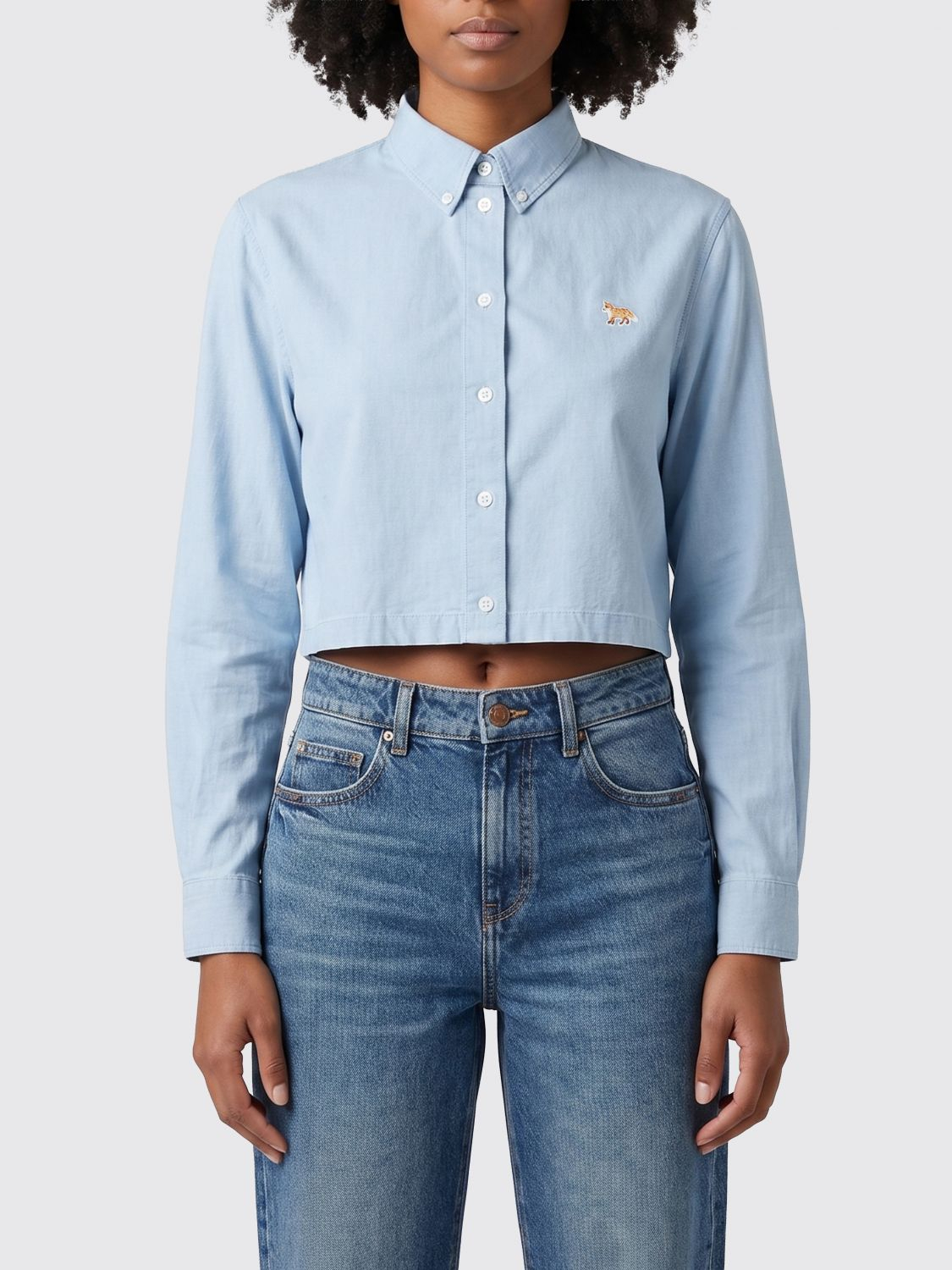 [MAISON KITSUNE] Shirts Long Sleeve SS26 QW00402WC5006 434