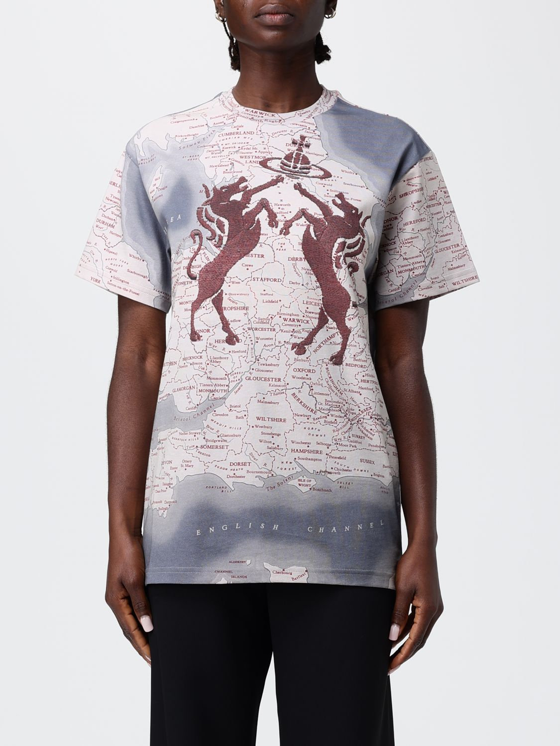 [Vivienne Westwood] T-shirts Short Sleeve SS26 3G01004RJ001M J402