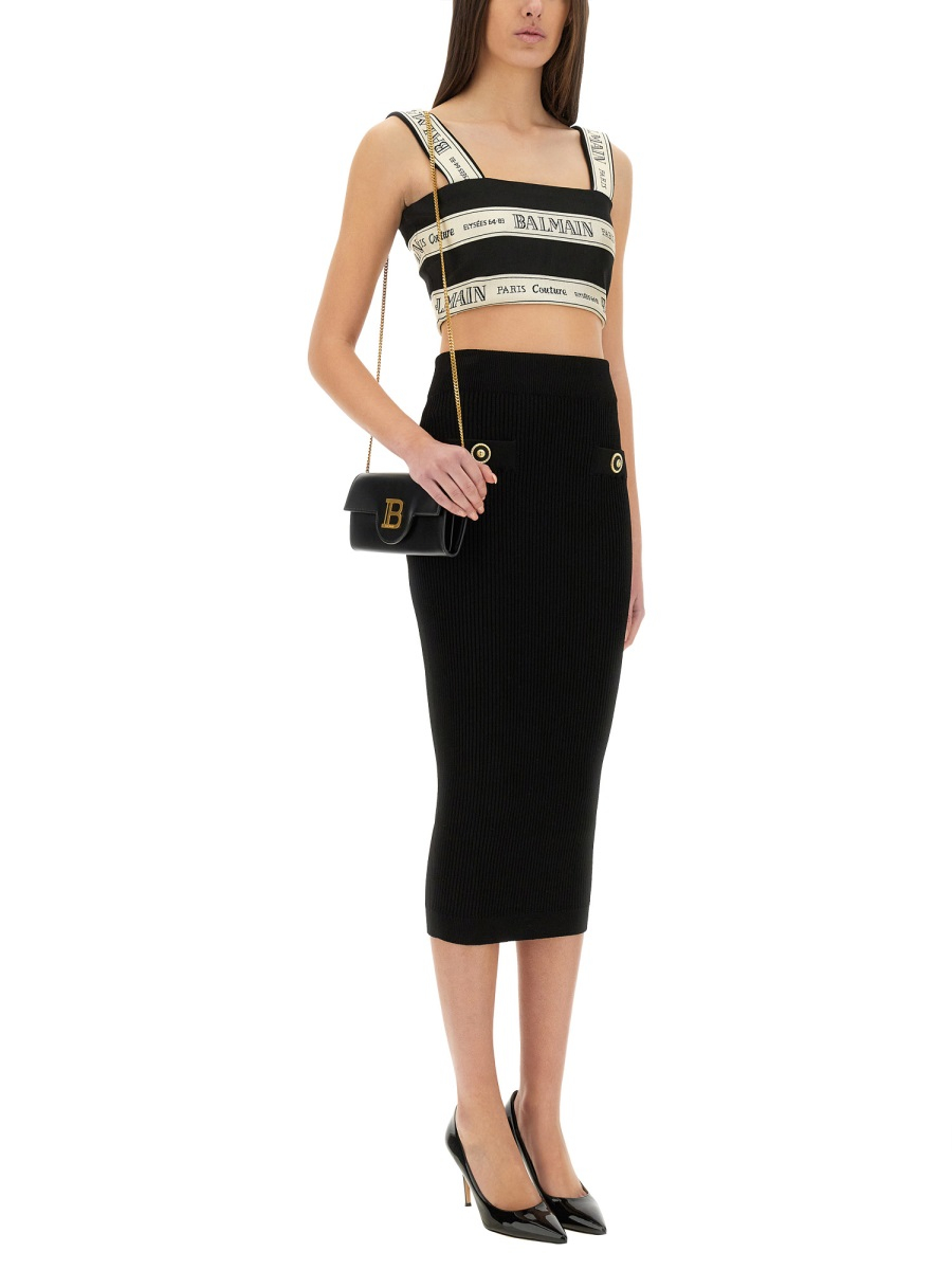 [Balmain] Tank top SS25 EF1AA370JJ95_EDY