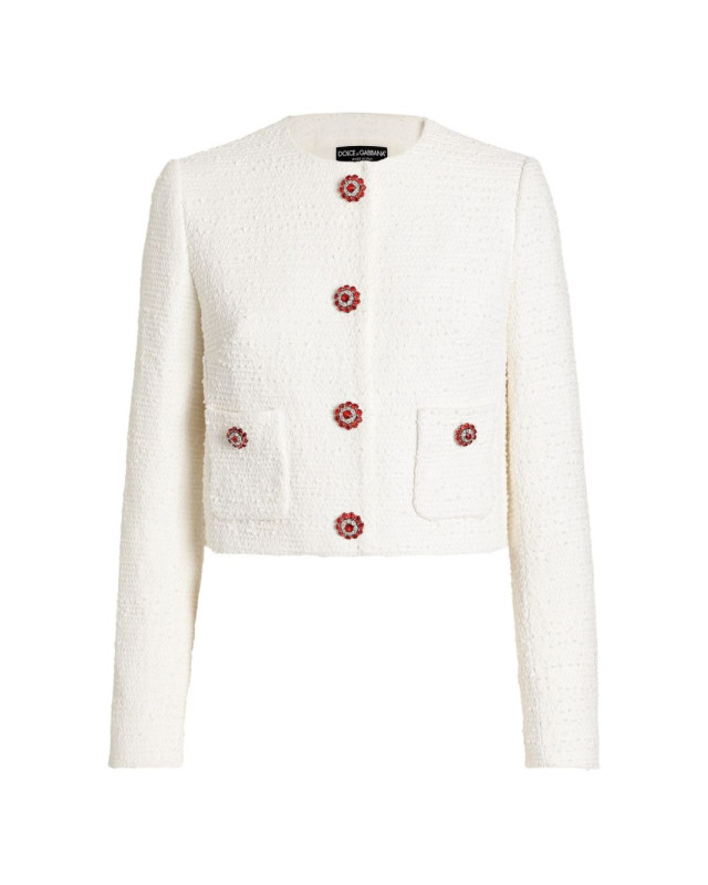[Dolce & Gabbana] Tweed jacket FW26 F27JAZHUMW9W0001