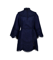 [Zimmermann] Long sleeve dress FW26 9161DSS263INK