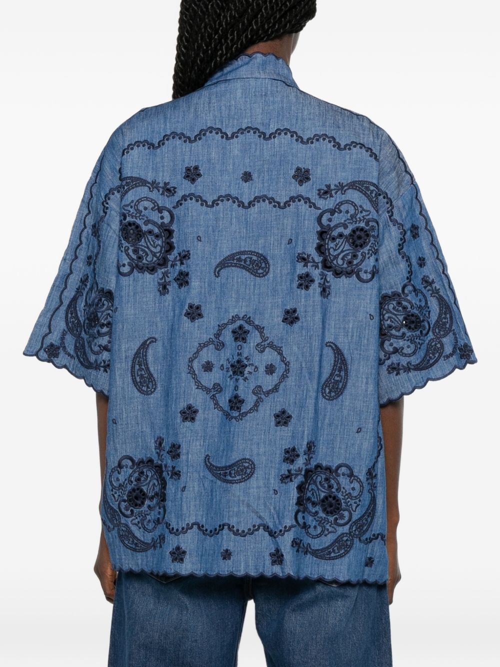[Zimmermann] Shirts Short Sleeve FW26 8360TSS261RWBLU