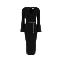 [MICHAEL BY MICHAEL KORS] Long sleeve dress FW25 MF5835G4VR BLACK