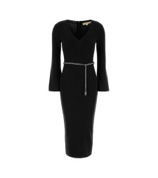[MICHAEL BY MICHAEL KORS] Long sleeve dress FW25 MF5835G4VR BLACK