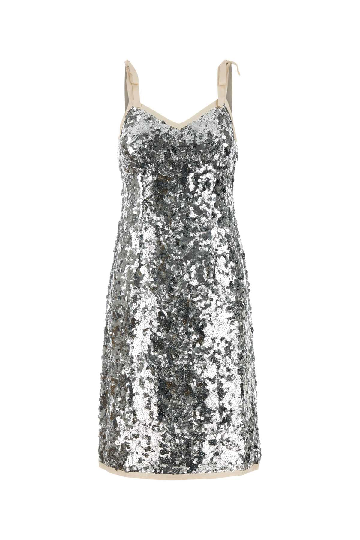 [Prada] Sleeveless dress FW25 P3O79RSOOO176A F0118