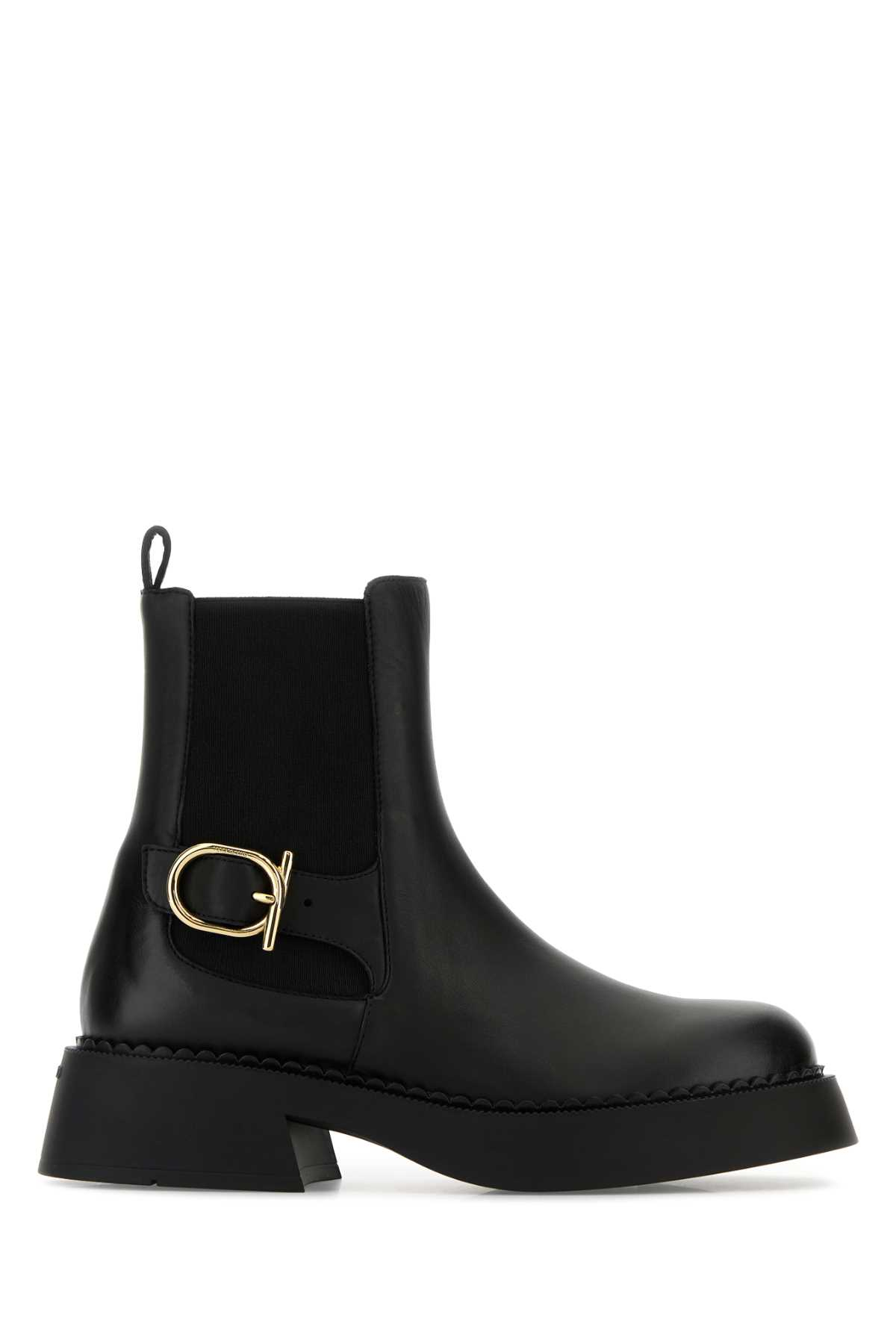 [Salvatore Ferragamo] Ankle Boots FW25 01K325784725 NERBISNER