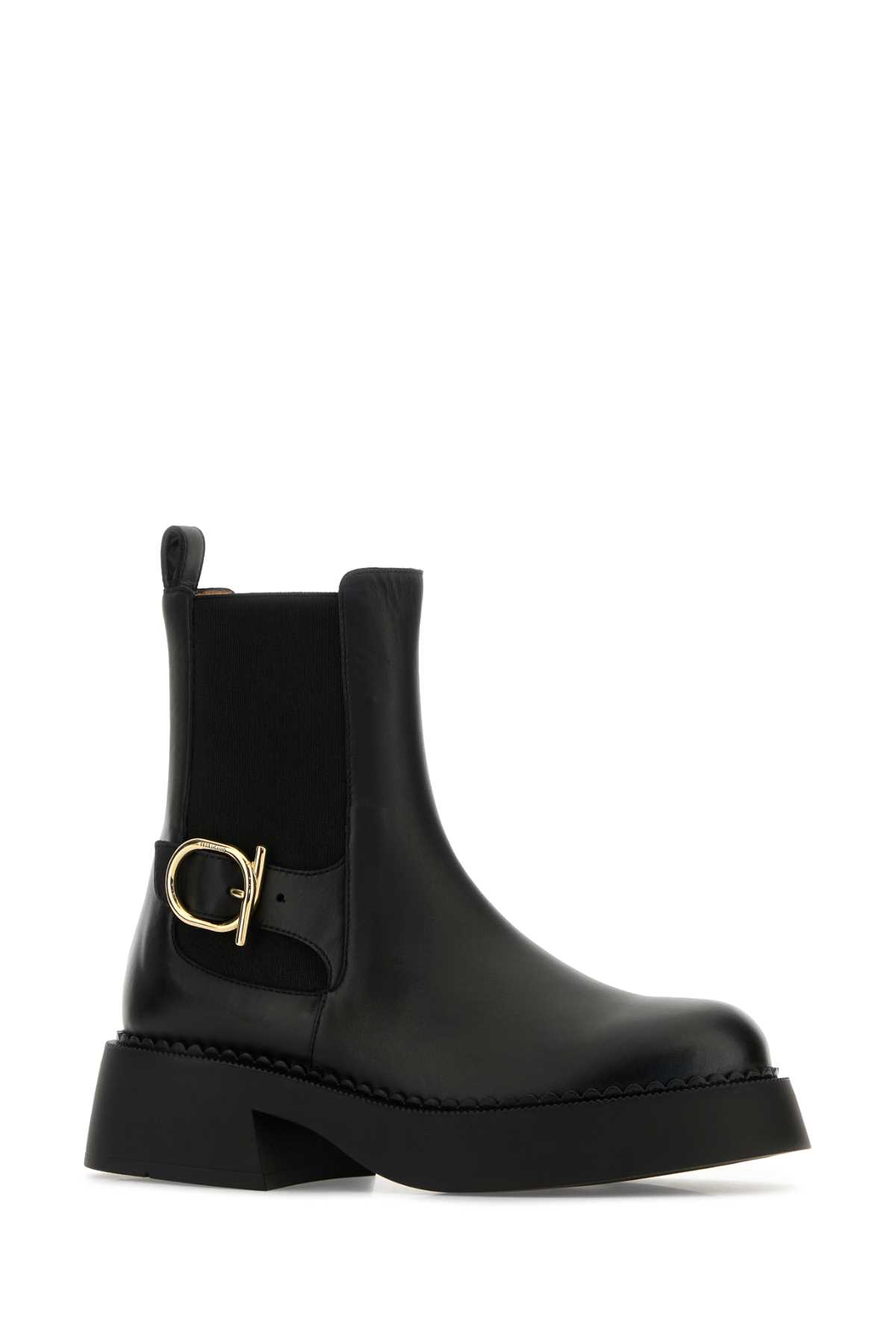 [Salvatore Ferragamo] Ankle Boots FW25 01K325784725 NERBISNER