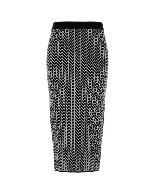 [MICHAEL BY MICHAEL KORS] Long skirt FW25 MT570J8HQG NICKEL