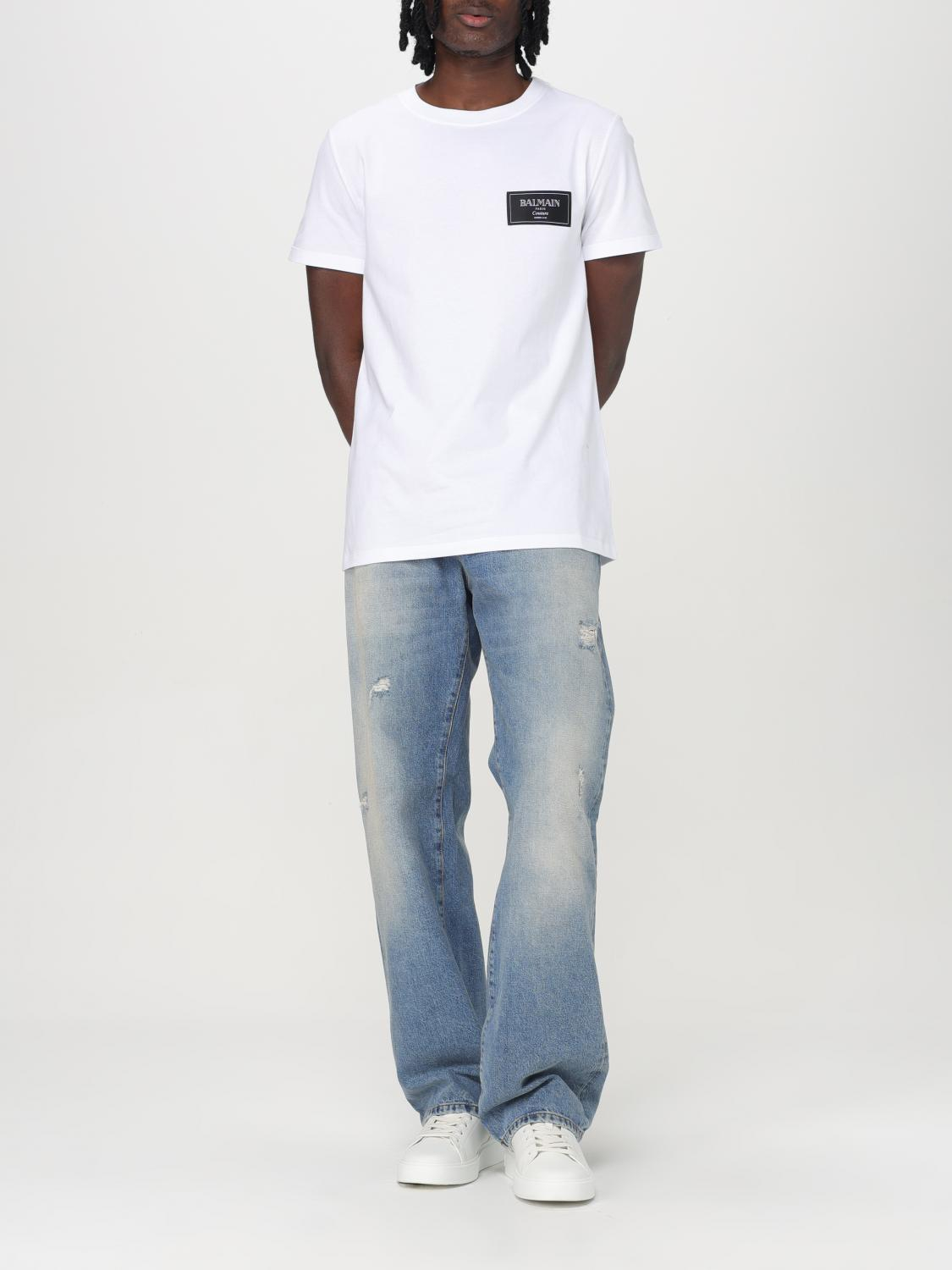 [Balmain] T-shirts Short Sleeve FW25 EH1EF000BC91 0FA